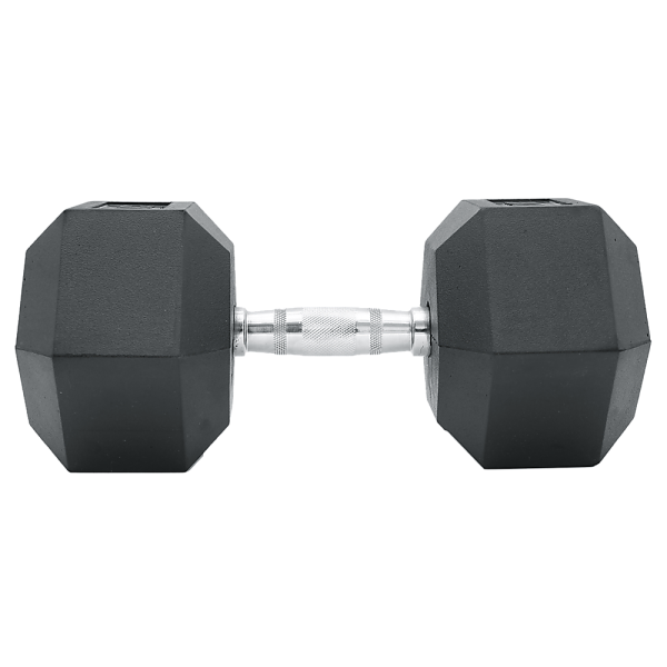 Commercial Rubber Hex Dumbbell Gym Weight – 20 KG