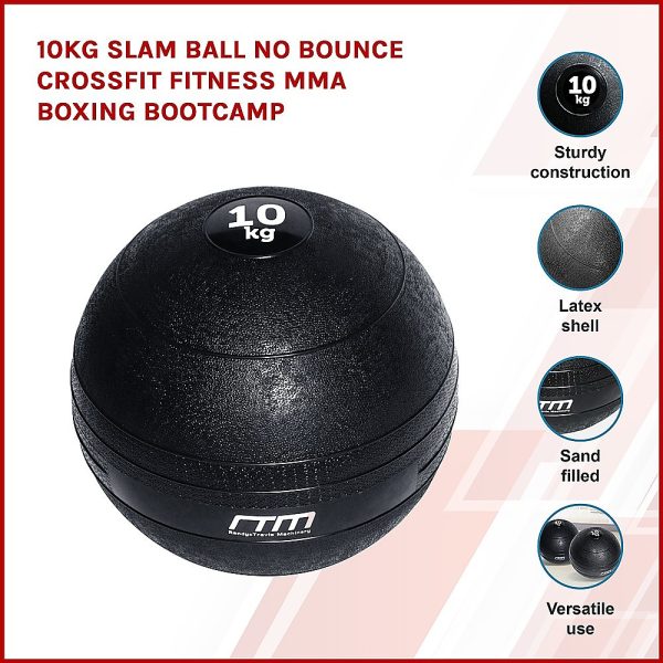Slam Ball No Bounce Crossfit Fitness MMA Boxing BootCamp – 10 KG