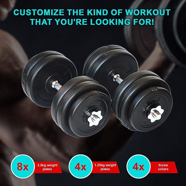 Dumbbell Adjustable Weight Set – 30 KG