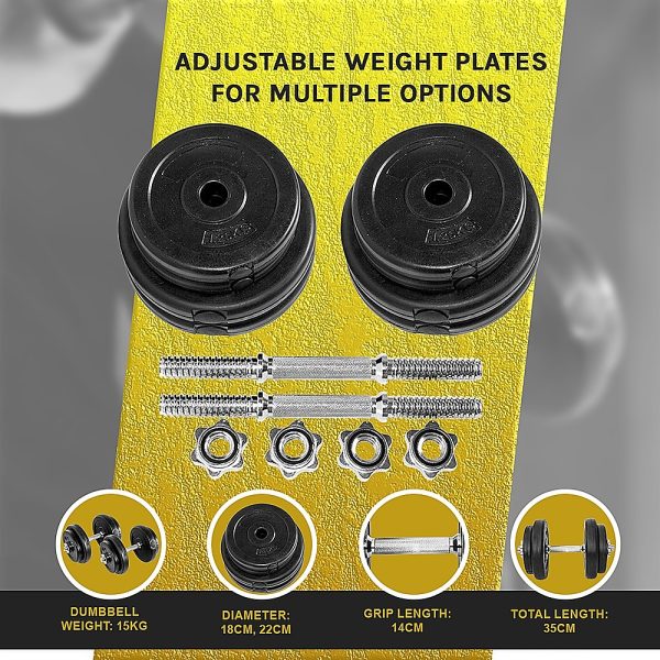 Dumbbell Adjustable Weight Set – 20 KG