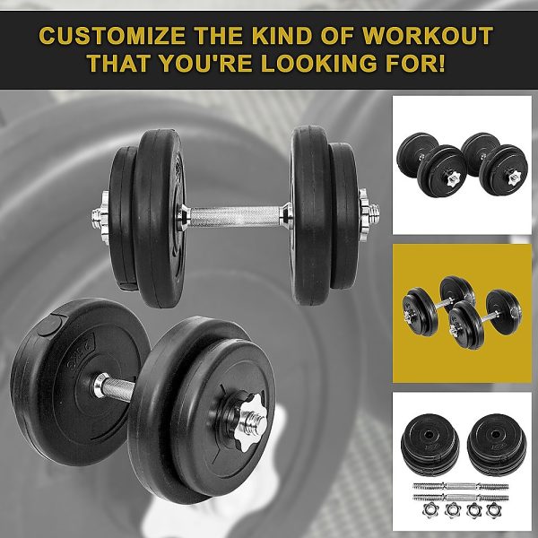 Dumbbell Adjustable Weight Set – 20 KG