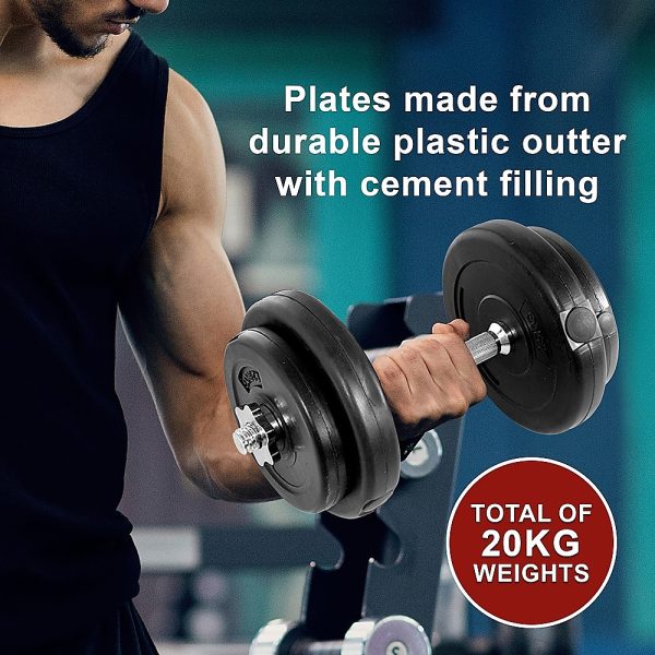 Dumbbell Adjustable Weight Set – 20 KG