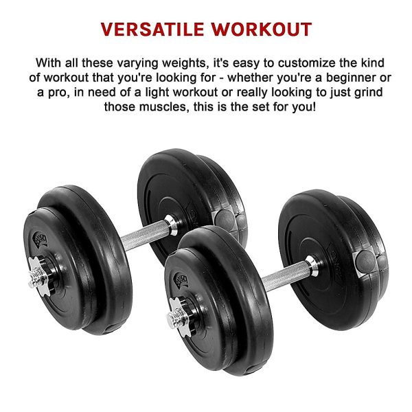 Dumbbell Adjustable Weight Set – 20 KG
