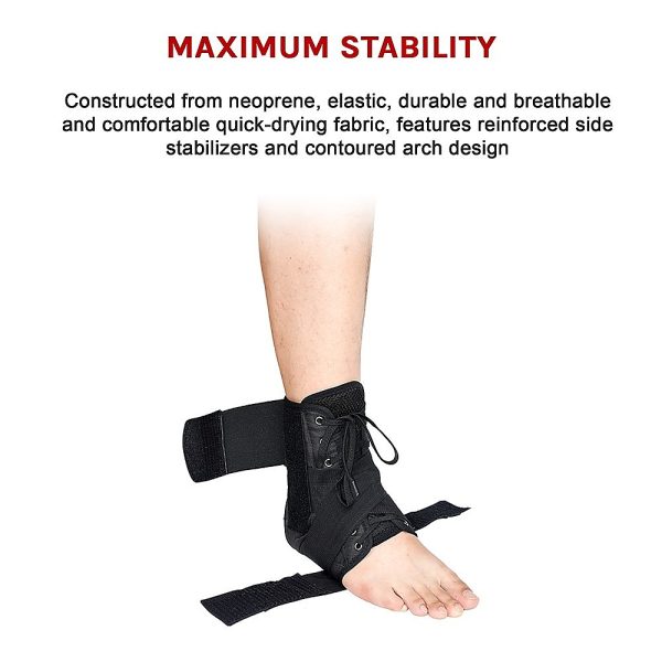 Ankle Brace Stabilizer – Ankle sprain & instability – Large