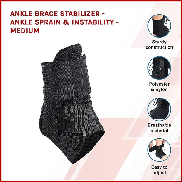 Ankle Brace Stabilizer – Ankle sprain & instability – Medium