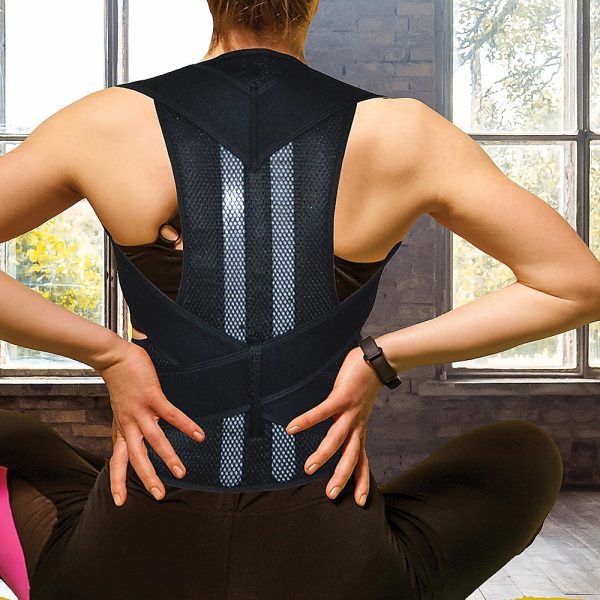 Lower Back Brace Unisex Posture Corrector Lumbar Support – Large