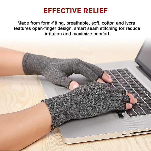 Arthritis Gloves Compression Joint Finger Hand Wrist Support Brace – Small