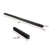 2.2m Gymnastics Folding Balance Beam Synthetic Suede – Black