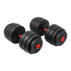 Adjustable Rubber Dumbbell Set Barbell Home GYM Exercise Weights – 40 KG