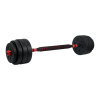 Adjustable Rubber Dumbbell Set Barbell Home GYM Exercise Weights – 40 KG