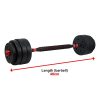 Adjustable Rubber Dumbbell Set Barbell Home GYM Exercise Weights – 40 KG