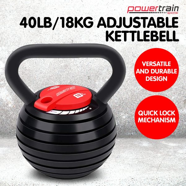Adjustable Kettle Bell Weights Dumbbell 18kg – 1