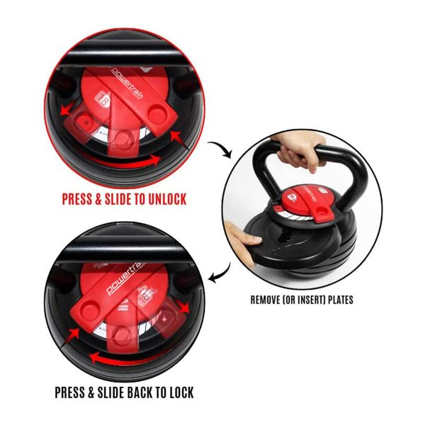 Adjustable Kettle Bell Weights Dumbbell 18kg – 1