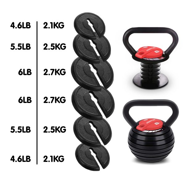 Adjustable Kettle Bell Weights Dumbbell 18kg – 1