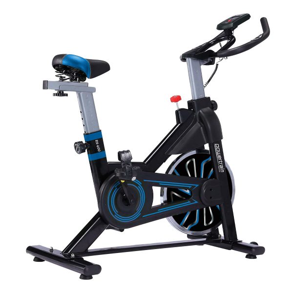PowerTrain RX-600 Exercise Spin Bike Cardio Cycle – Blue