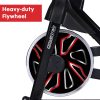 PowerTrain RX-600 Exercise Spin Bike Cardio Cycle – Red