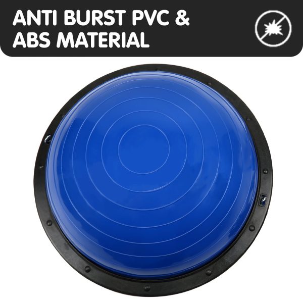 Powertrain Fitness Yoga Ball Home Gym Workout Balance Trainer – Blue