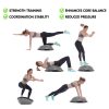 Powertrain Fitness Yoga Ball Home Gym Workout Balance Trainer – Grey