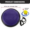 Powertrain Fitness Yoga Ball Home Gym Workout Balance Trainer – Purple