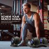 48KG Powertrain Adjustable Dumbbell Set With Stand – Blue