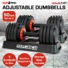 GEN2 Pro Adjustable Dumbbell Weights – 50 KG