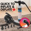 Air Track Inflatable Tumbling Gymnastics Mat – 4 x 1 M, Rainbow