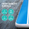 Air Track Inflatable Tumbling Gymnastics Mat – 4 x 2 M, Blue and White