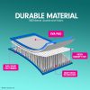 Air Track Inflatable Tumbling Gymnastics Mat – 4 x 2 M, Blue and White