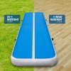 Air Track Inflatable Tumbling Gymnastics Mat – 4 x 2 M, Blue and White