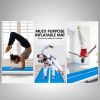 Air Track Inflatable Tumbling Gymnastics Mat – 4 x 2 M, Blue and White