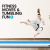 Air Track Inflatable Tumbling Gymnastics Mat – 4 x 2 M, Blue and White