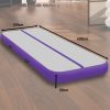 Air Track Inflatable Tumbling Gymnastics Mat – 4 x 1 M, Purple and Grey