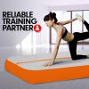 Air Track Inflatable Tumbling Gymnastics Mat – 5 x 1 M, Orange and Grey