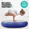 Air Track Spot Round Inflatable Gymnastics Tumbling Mat Pump – Dark Blue