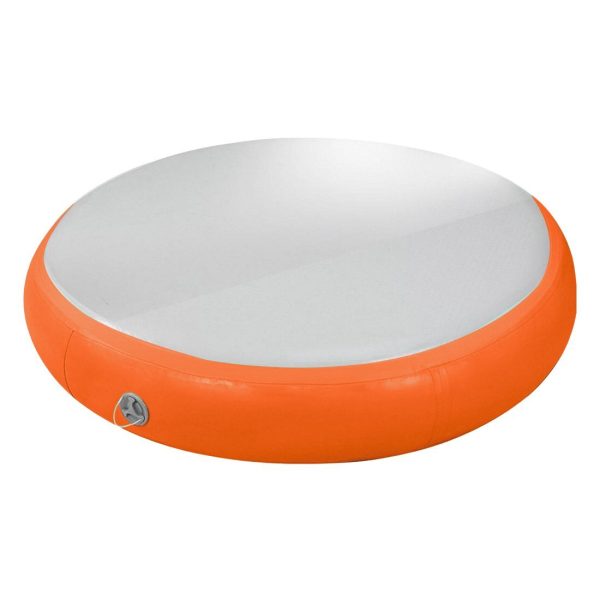 Air Track Spot Round Inflatable Gymnastics Tumbling Mat Pump – Orange