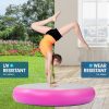 Air Track Spot Round Inflatable Gymnastics Tumbling Mat Pump – Pink