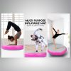 Air Track Spot Round Inflatable Gymnastics Tumbling Mat Pump – Pink