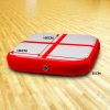 1m Air Block Inflatable Gymnastics Tumbling Mat with Pump – Red
