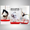 1m Air Block Inflatable Gymnastics Tumbling Mat with Pump – Red