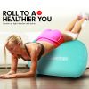 Inflatable Gymnastics Air Barrel Exercise Roller 120cm x 75cm – Green