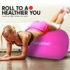 Inflatable Gymnastics Air Barrel Exercise Roller 120cm x 75cm – Pink