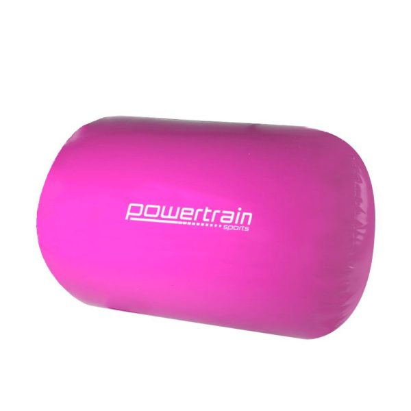 Inflatable Gymnastics Air Barrel Exercise Roller 120cm x 75cm – Pink