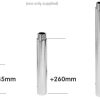 Dance Pole Extensions – 135 mm