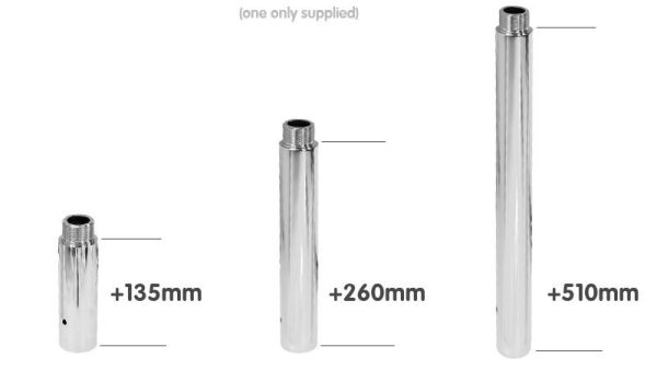 Dance Pole Extensions – 135 mm