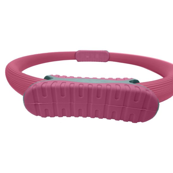 Pilates Ring Band Yoga Home Workout Exercise Band – Pink