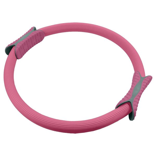 Pilates Ring Band Yoga Home Workout Exercise Band – Pink