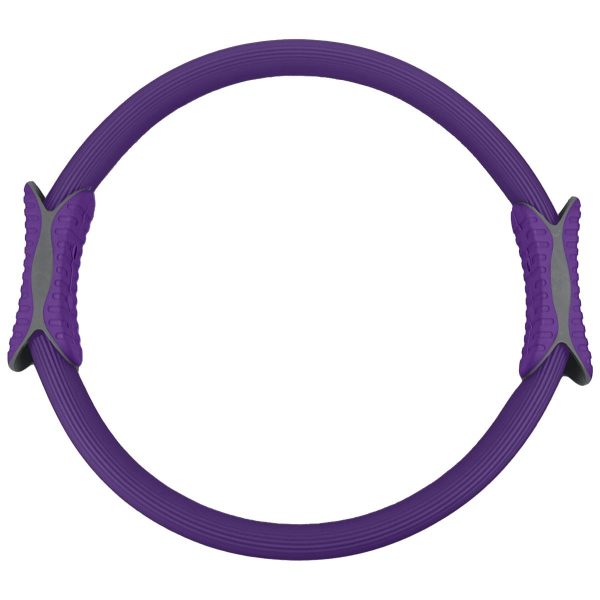 Pilates Ring Band Yoga Home Workout Exercise Band – Purple