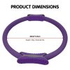 Pilates Ring Band Yoga Home Workout Exercise Band – Purple