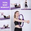 Pilates Ring Band Yoga Home Workout Exercise Band – Purple