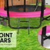 Kahuna Trampoline 10 ft with  Roof – Pink